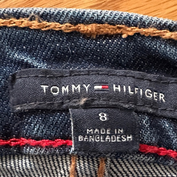 Tommy Hilfiger Blue Floral Embroidered Women's Jeans - Picture 2 of 10